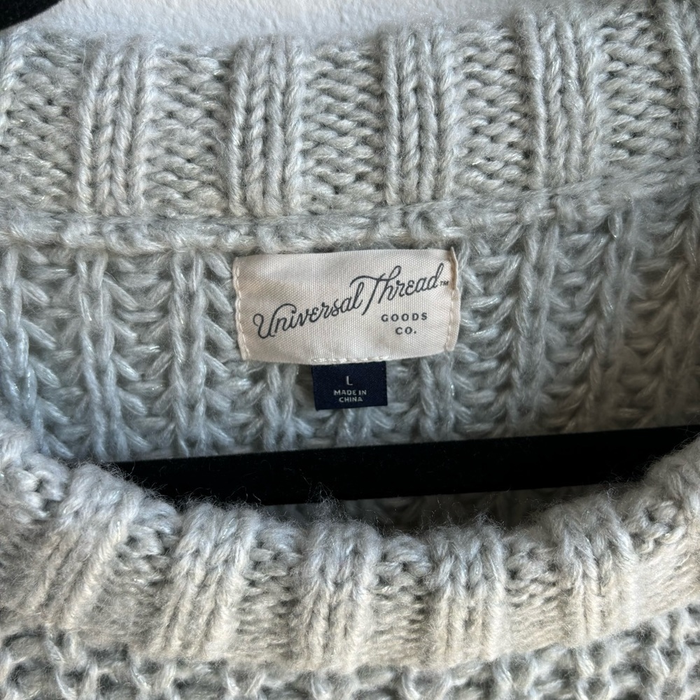 Universal Thread | Light Blue Knit Sweater - Picture 4 of 8
